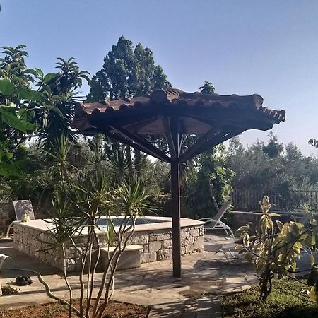 Villa Onar A Stone House With Amazing View Stoúpa Esterno foto