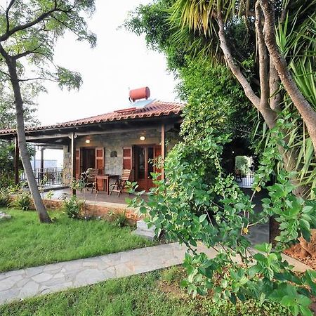 Villa Onar A Stone House With Amazing View Stoúpa Esterno foto