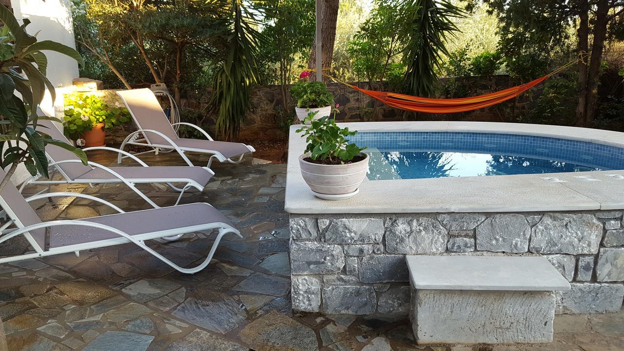 Villa Onar A Stone House With Amazing View Stoúpa Esterno foto